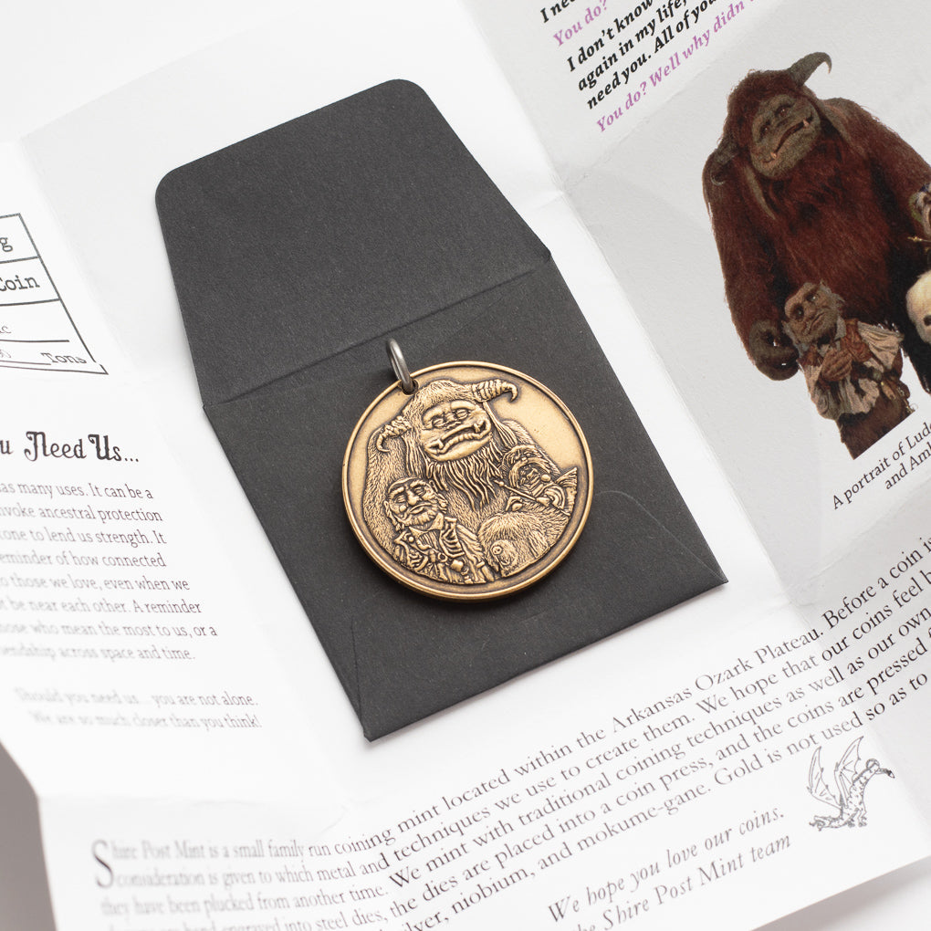 Labyrinth | Should You Need Us Necklace - Bronze Pendant | Necklaces | Wiccan Center