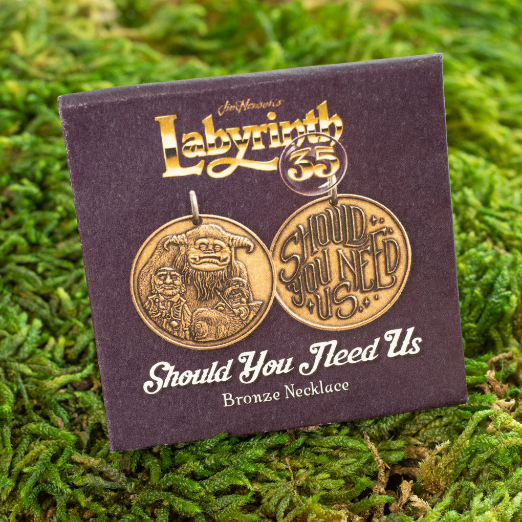 Labyrinth | Should You Need Us Necklace - Bronze Pendant | Necklaces | Wiccan Center