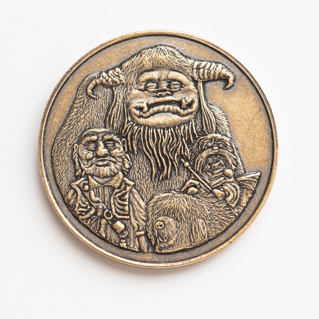 Labyrinth | Should You Need Us Bronze Friendship Token | Artwork | Wiccan Center