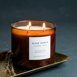 Lavender + Cedar - Signature 3-Wick Candle | Signature 3-Wick Candle | Wiccan Center