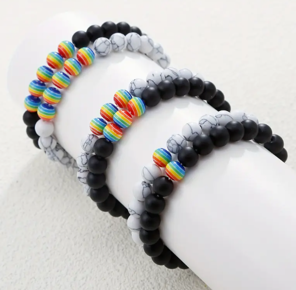 LGBTQ Pride Beaded Bracelet | | Wiccan Center