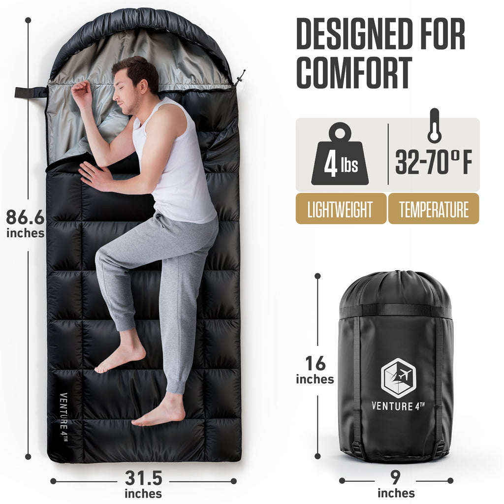 XXL Sleeping Bag for Big and Tall Campers | Sleeping Bag | Wiccan Center