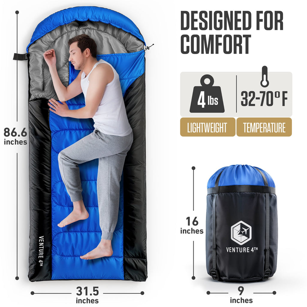 XXL Sleeping Bag for Big and Tall Campers | Sleeping Bag | Wiccan Center