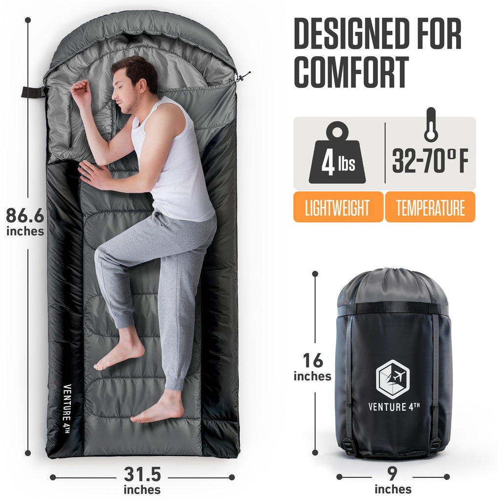 XXL Sleeping Bag for Big and Tall Campers | Sleeping Bag | Wiccan Center