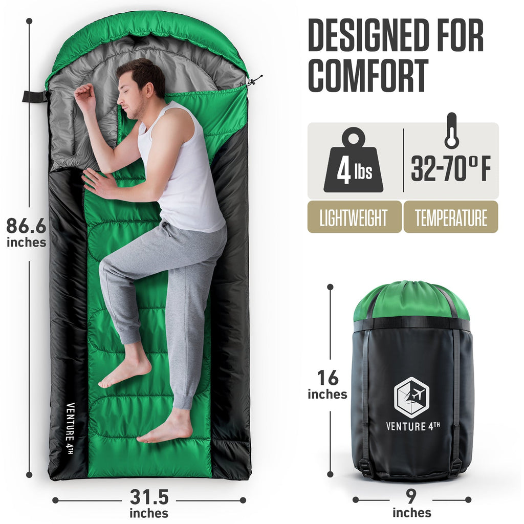 XXL Sleeping Bag for Big and Tall Campers | Sleeping Bag | Wiccan Center