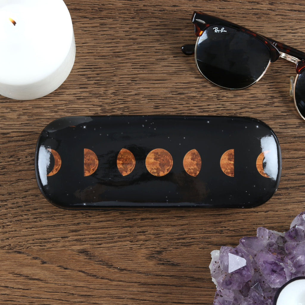 Moon Phases Eye Glass Case | Eyeglass Cases | Wiccan Center