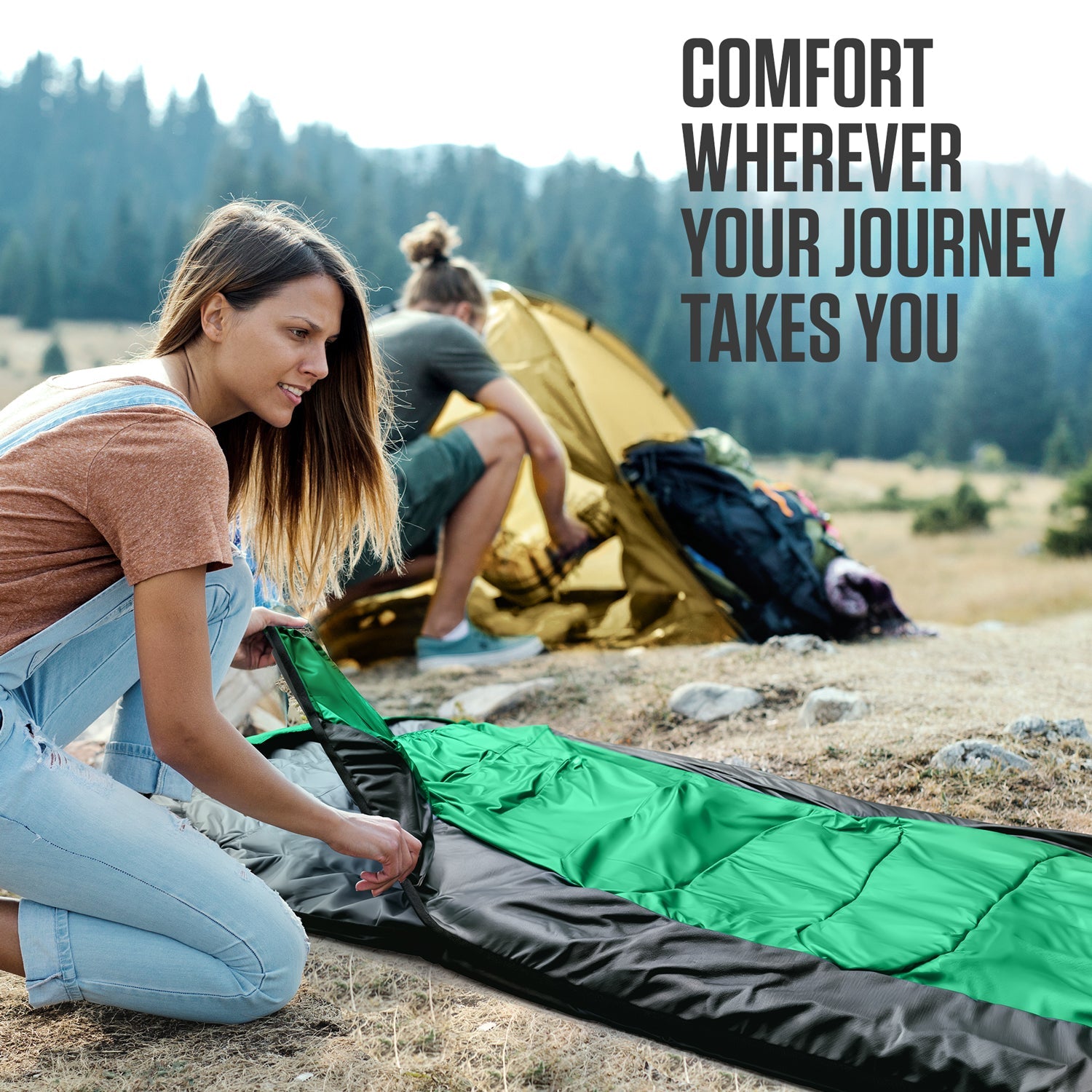 XXL Sleeping Bag for Big and Tall Campers | Sleeping Bag | Wiccan Center