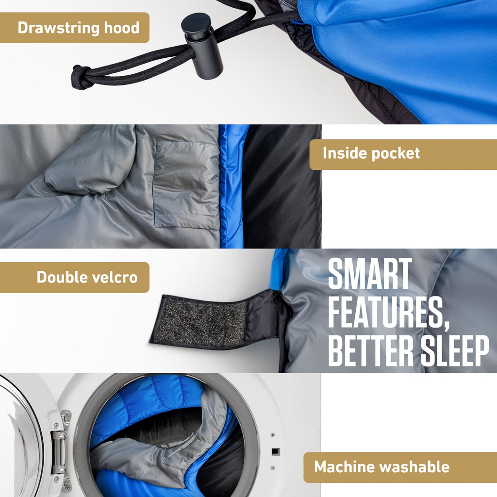 XXL Sleeping Bag for Big and Tall Campers | Sleeping Bag | Wiccan Center