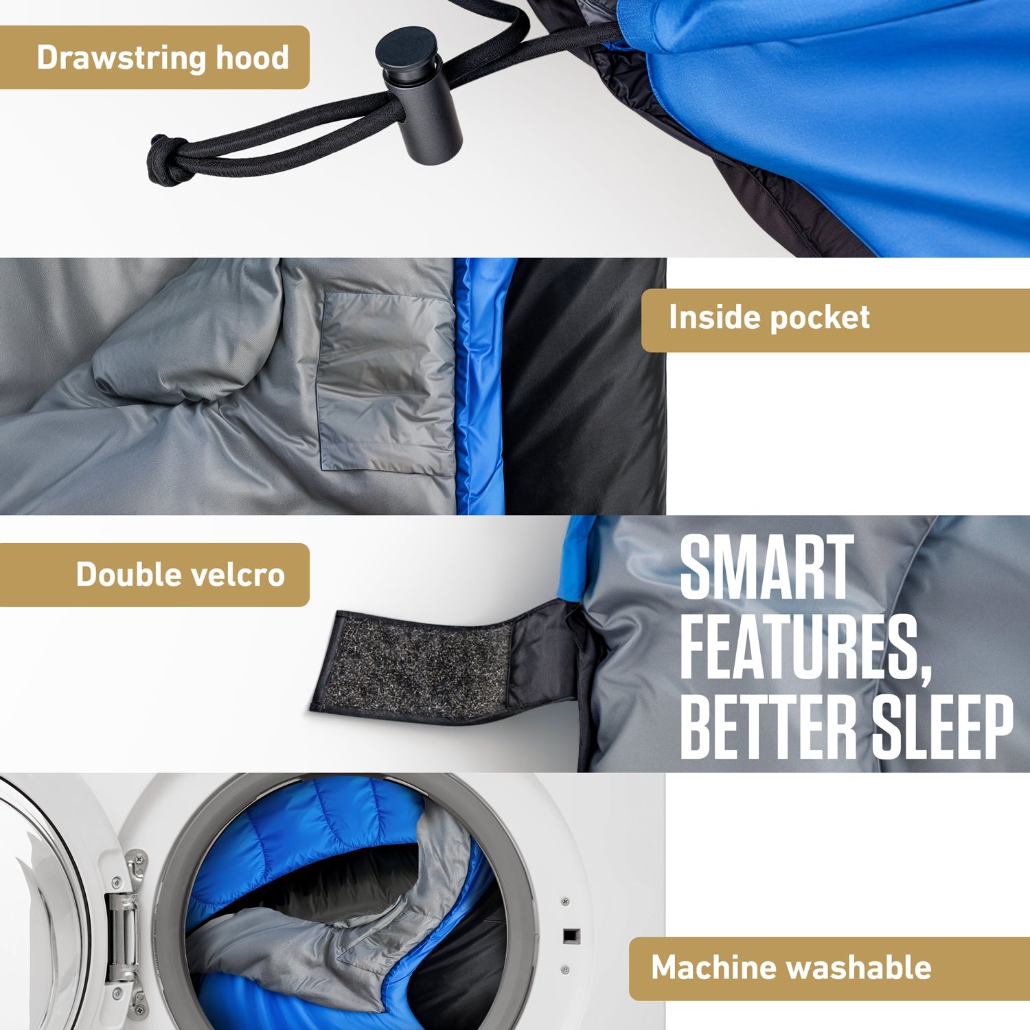 XXL Sleeping Bag for Big and Tall Campers | Sleeping Bag | Wiccan Center