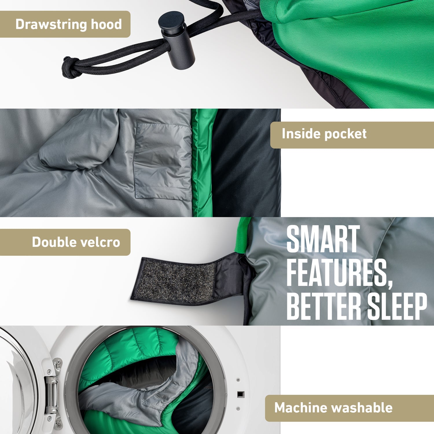 XXL Sleeping Bag for Big and Tall Campers | Sleeping Bag | Wiccan Center