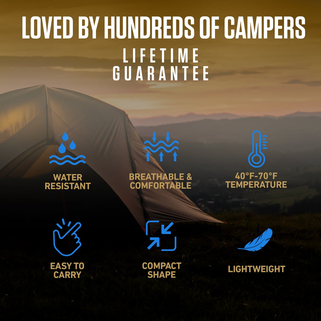 XXL Sleeping Bag for Big and Tall Campers | Sleeping Bag | Wiccan Center