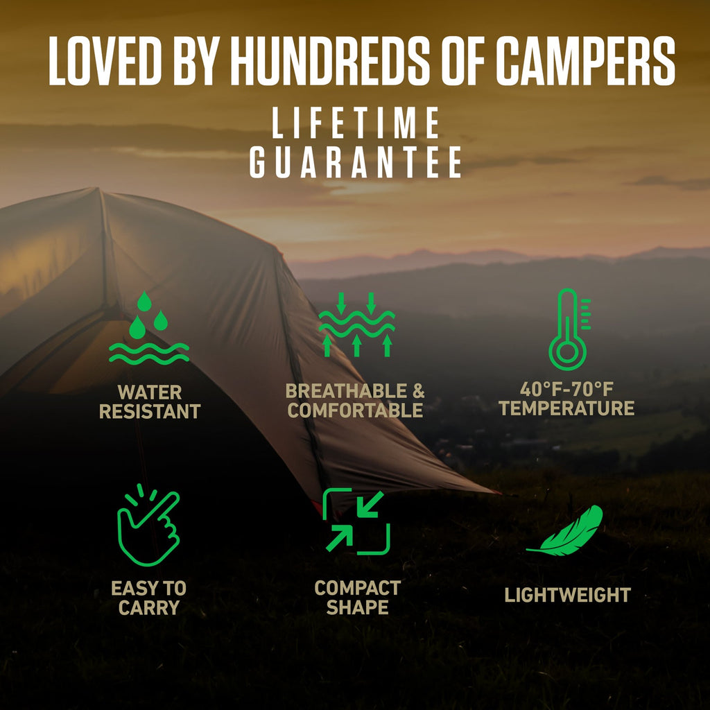 XXL Sleeping Bag for Big and Tall Campers | Sleeping Bag | Wiccan Center