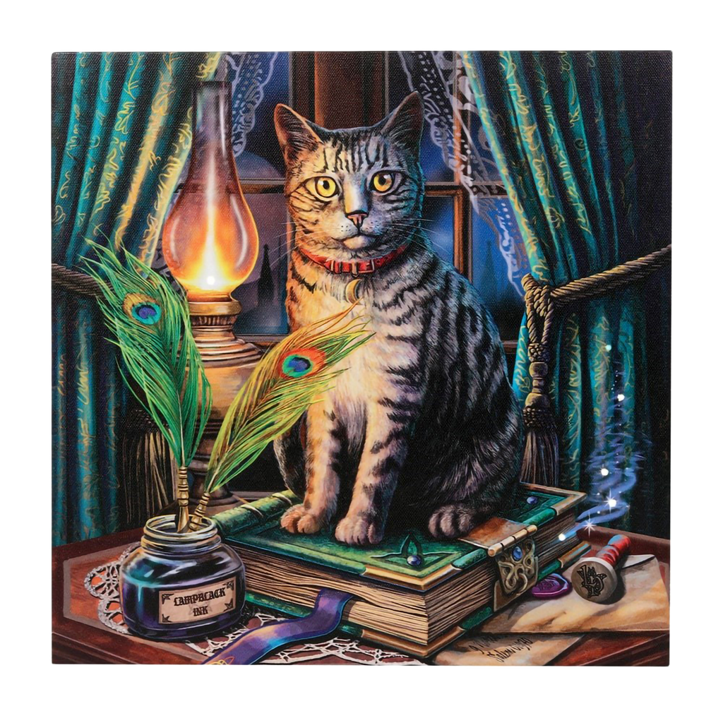 Book of Shadows Light Up Canvas Print by Lisa Parker | Canvas Art Prints - Lighted | Wiccan Center