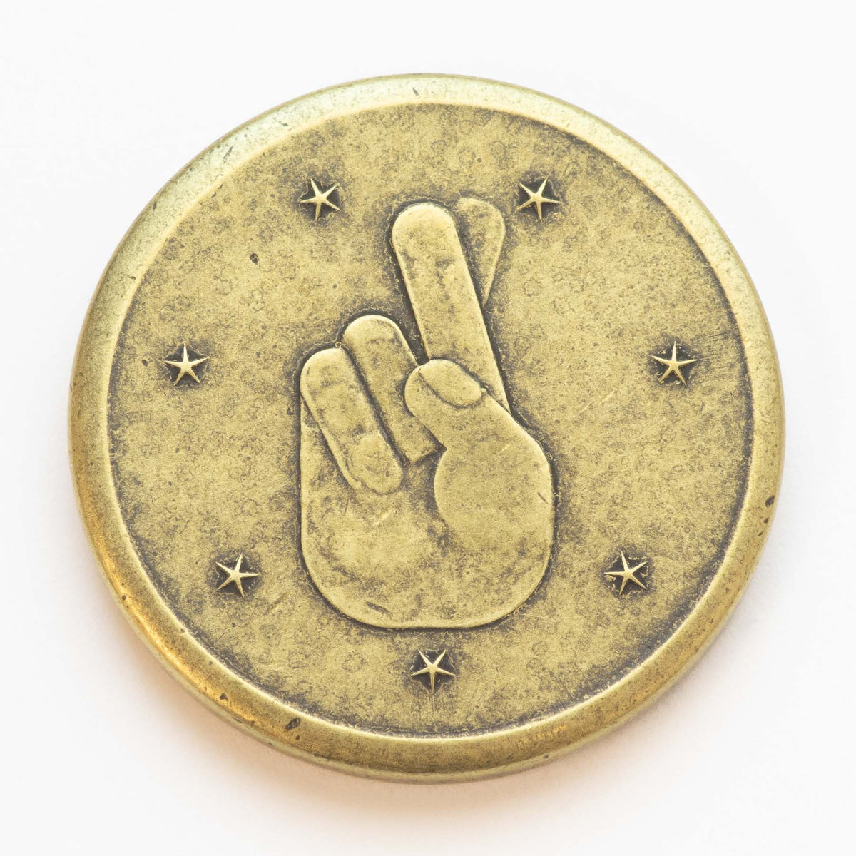 Lucky Duck Coin in Brass | Artwork | Wiccan Center