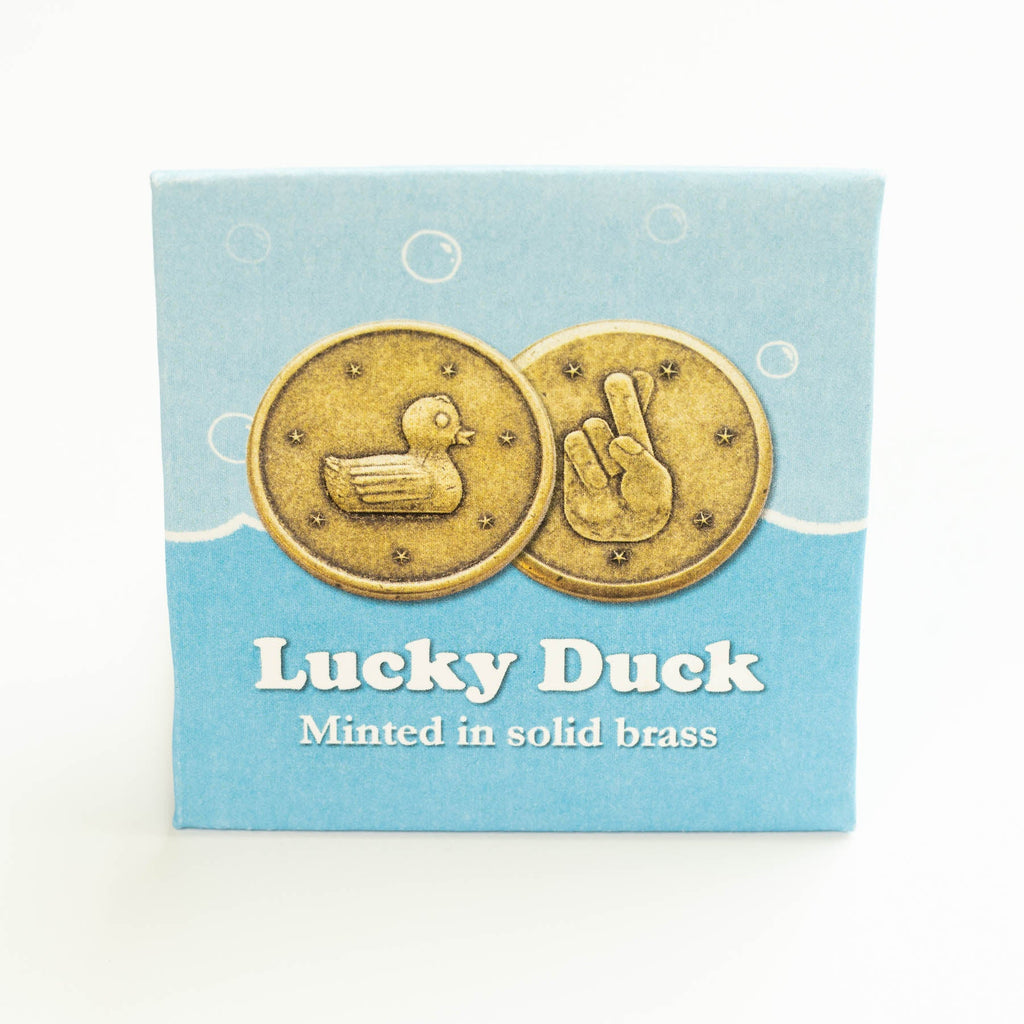 Lucky Duck Coin in Brass | Artwork | Wiccan Center