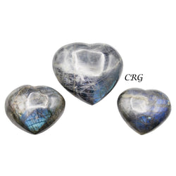 Labradorite High Flash Hearts Mix Sizes (2 Kilo) | Labradorite | Wiccan Center