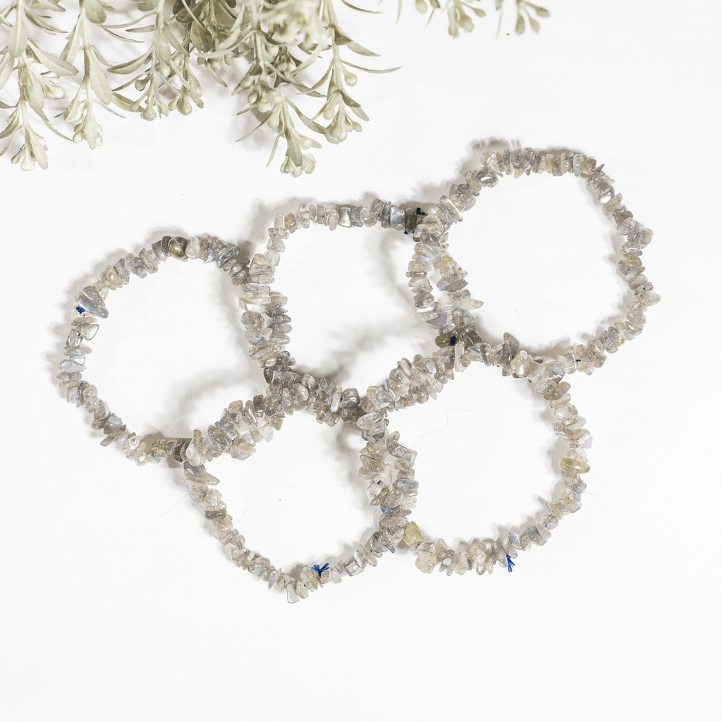 Labradorite Chip Bracelet (Expanded Awareness and Transformation ) | Bracelets | Wiccan Center