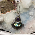 Labradorite 925 Sterling Silver Pendant 2.25" #2