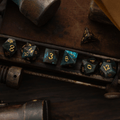 Labradorite Gemstone DND Dice Set | Gemstone Dice | Wiccan Center