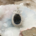 Labradorite Wire Wrap Oval Pendant