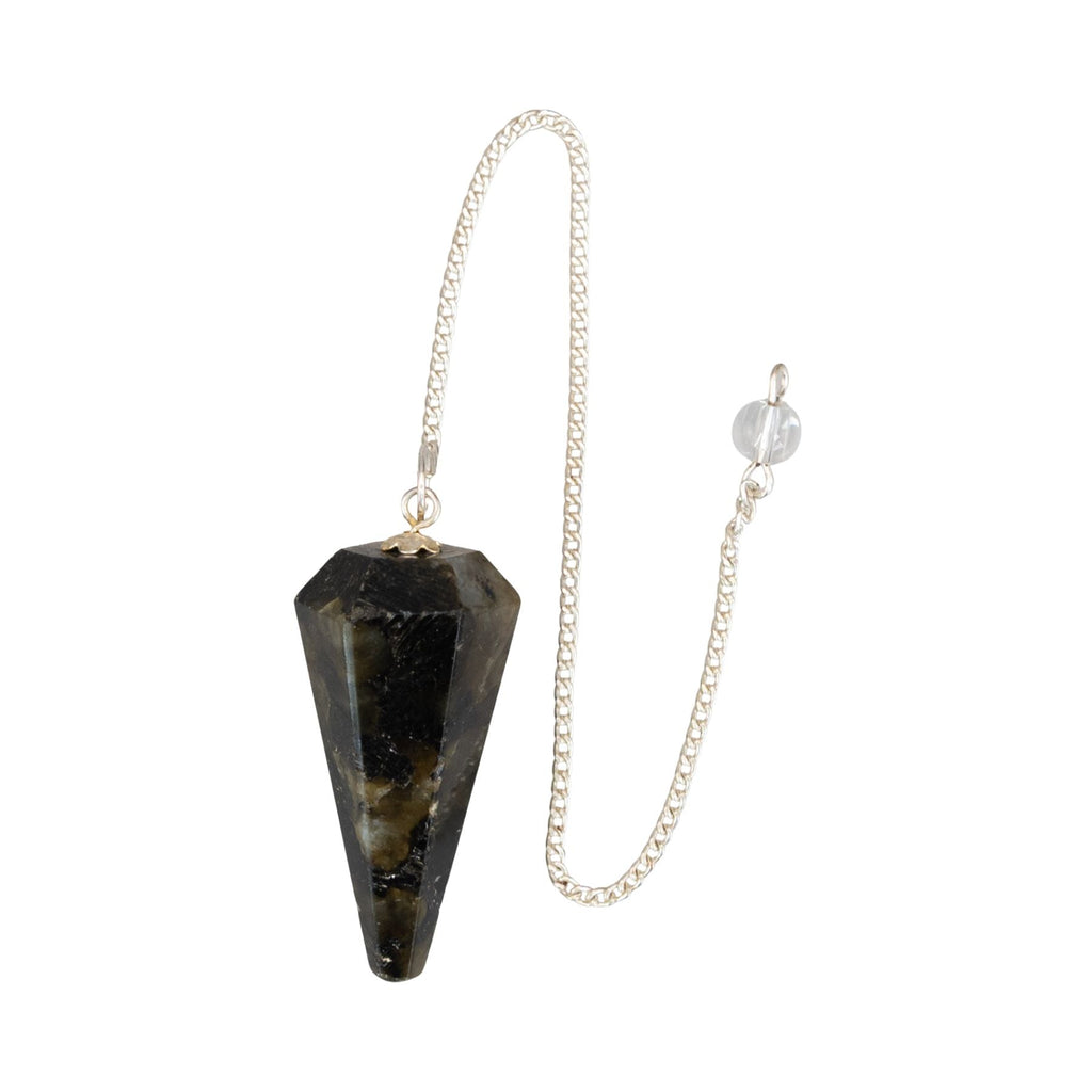 Labradorite Faceted Pendulum | Religious Items | Wiccan Center