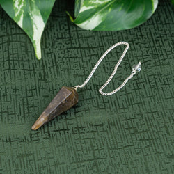 Labradorite Faceted Pendulum | Religious Items | Wiccan Center