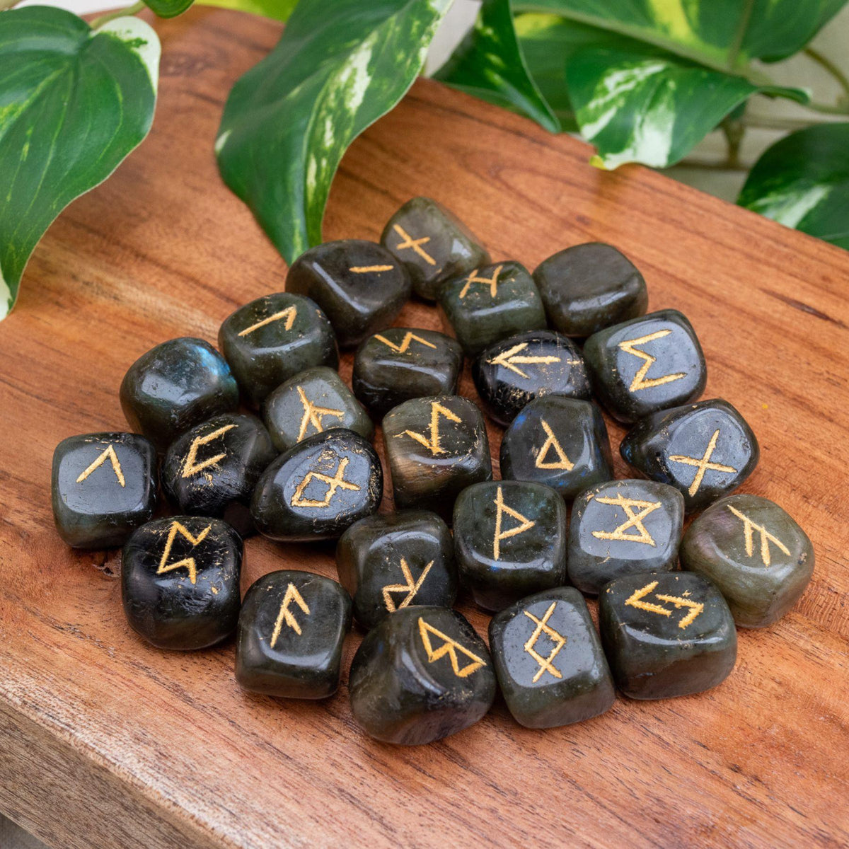 Crystal Rune Set | | Wiccan Center