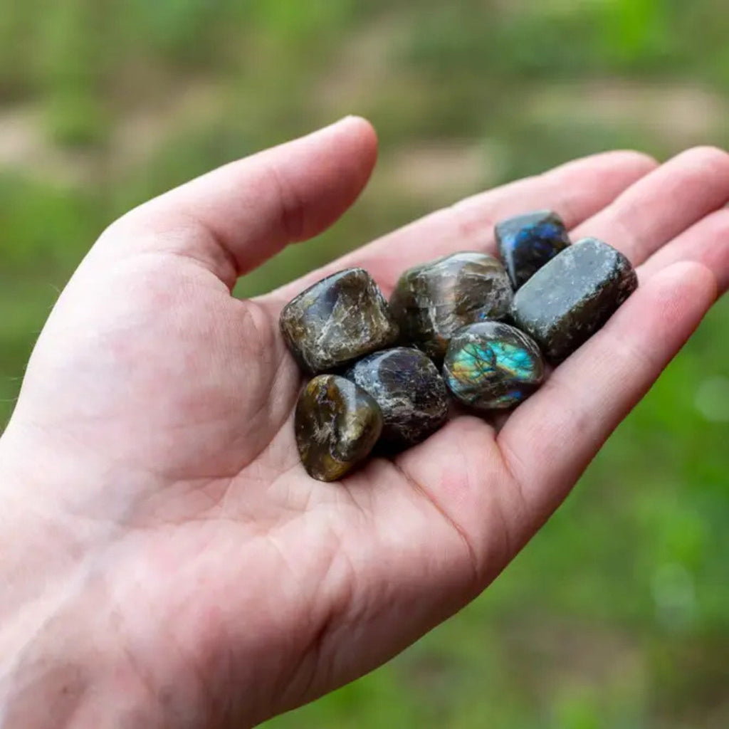 Labradorite Tumbled 1lb | Religious Items | Wiccan Center