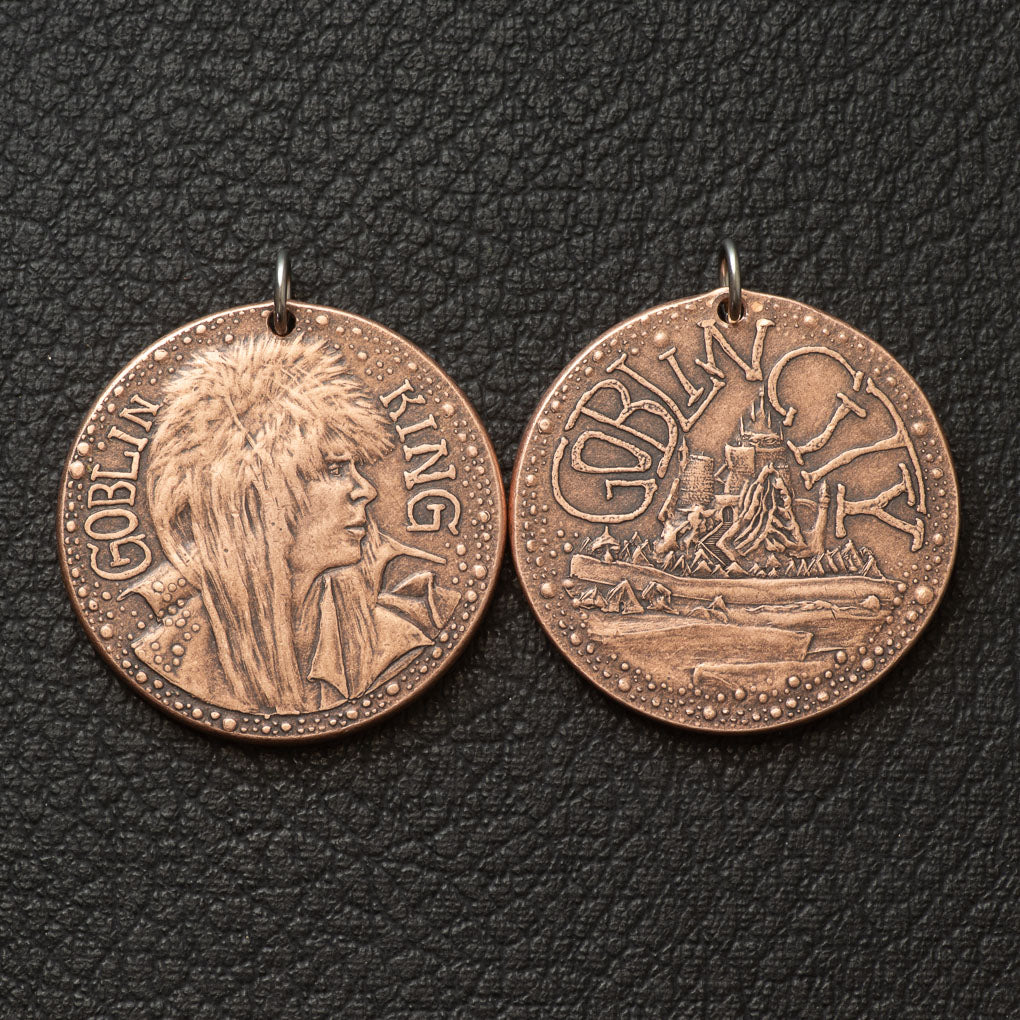 Labyrinth | Goblin King and Goblin City Copper Charm | | Wiccan Center