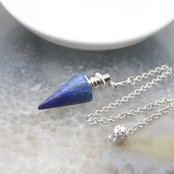 Silver Crystal Pendulums | Pendulums | Wiccan Center