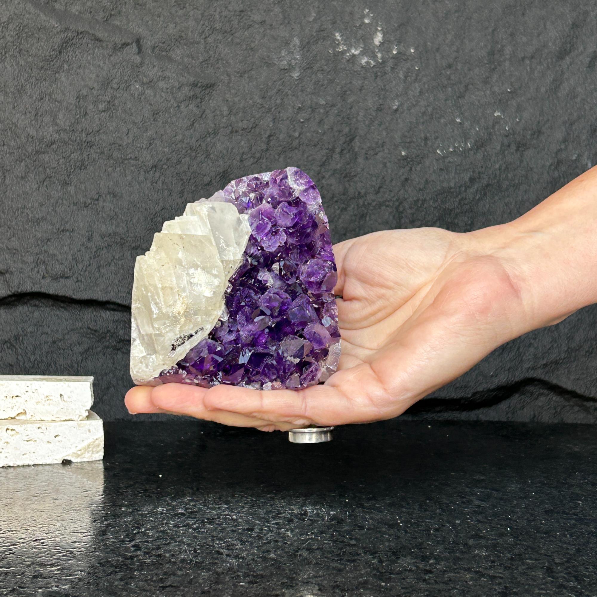 Large Amethyst geode Unique raw dark huge crystal cluster | Amethyst Geodes | Wiccan Center