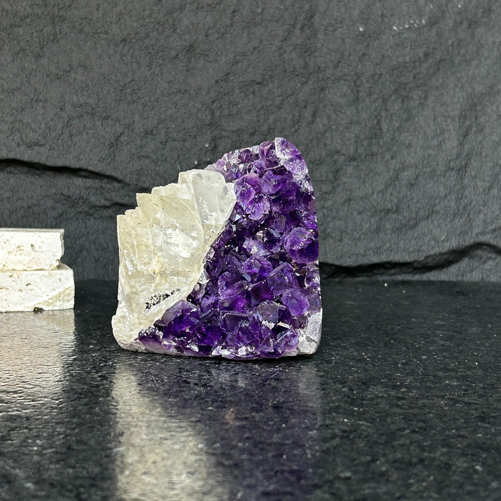 Large Amethyst geode Unique raw dark huge crystal cluster | Amethyst Geodes | Wiccan Center