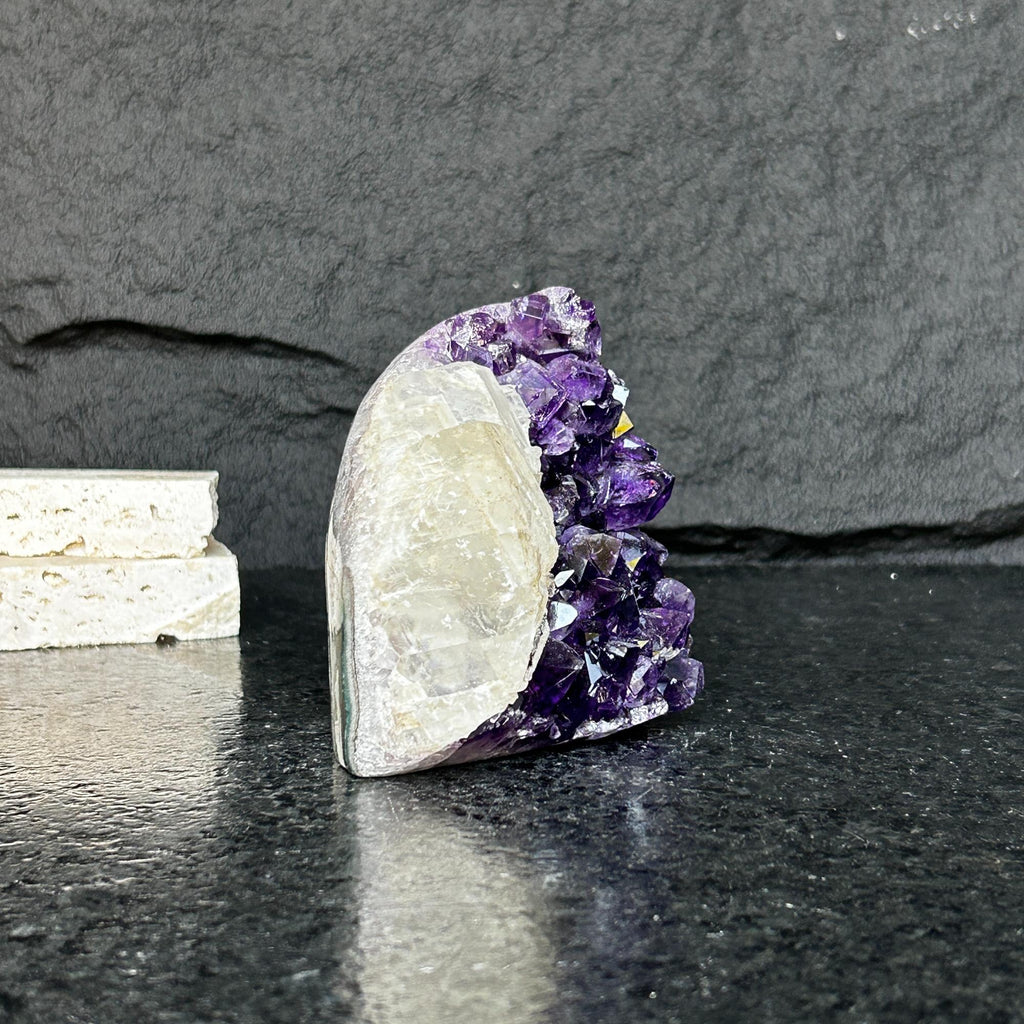 Large Amethyst geode Unique raw dark huge crystal cluster | Amethyst Geodes | Wiccan Center