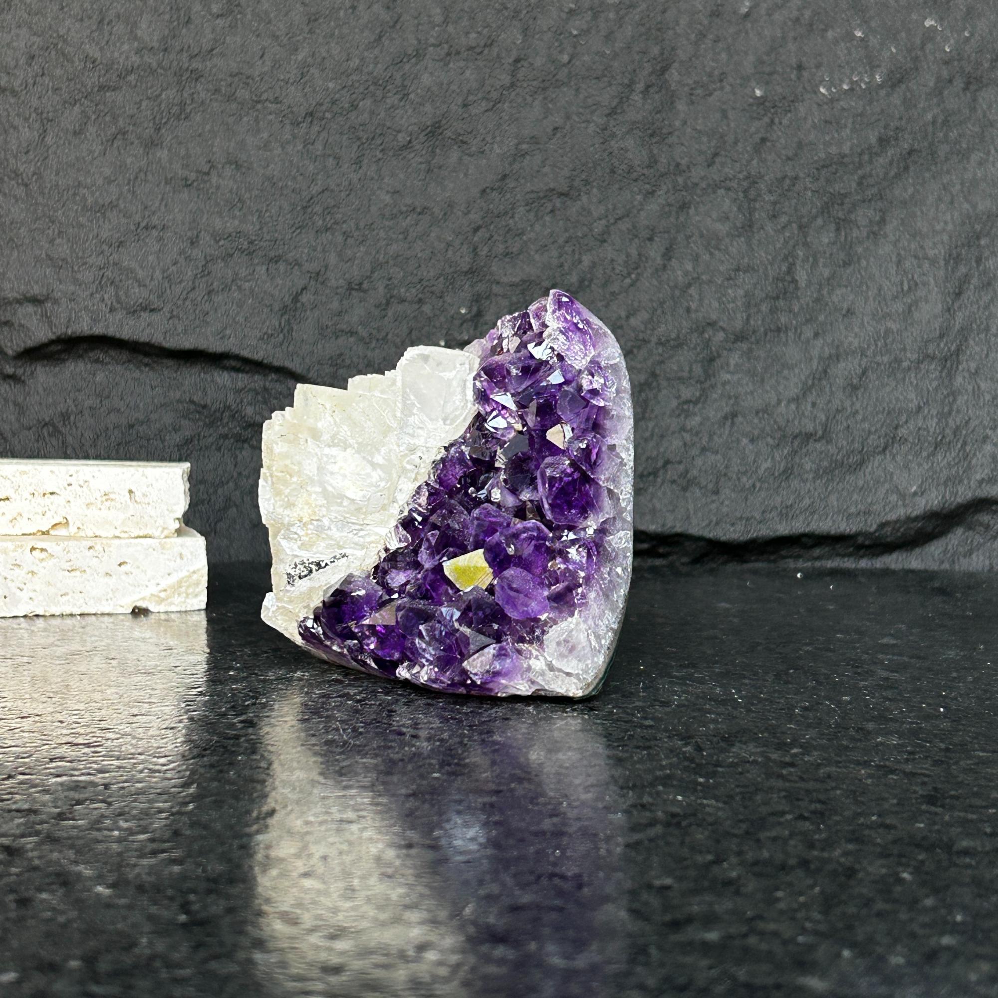 Large Amethyst geode Unique raw dark huge crystal cluster | Amethyst Geodes | Wiccan Center