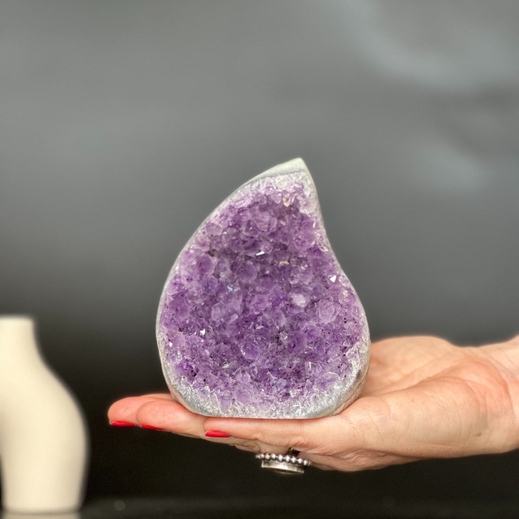 Large amethyst crystal, natural amethyst stone | Amethyst Geodes | Wiccan Center