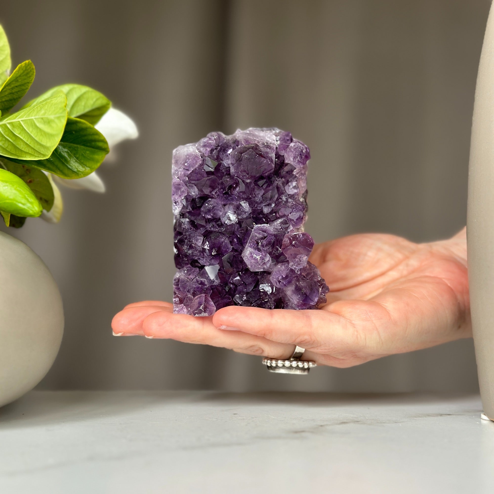 Large crystals, Amethyst geode, Anxiety relief, Stay safe gift | Amethyst Geodes | Wiccan Center
