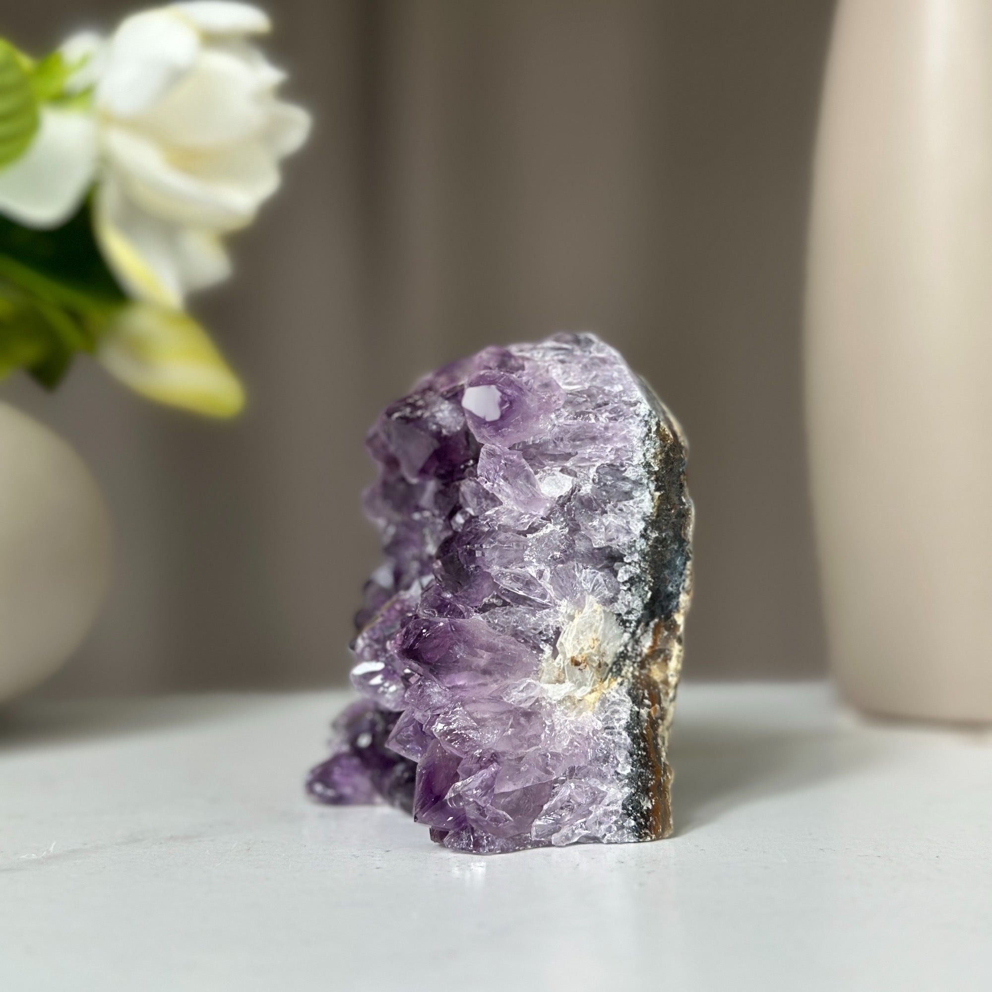 Large crystals, Amethyst geode, Anxiety relief, Stay safe gift | Amethyst Geodes | Wiccan Center