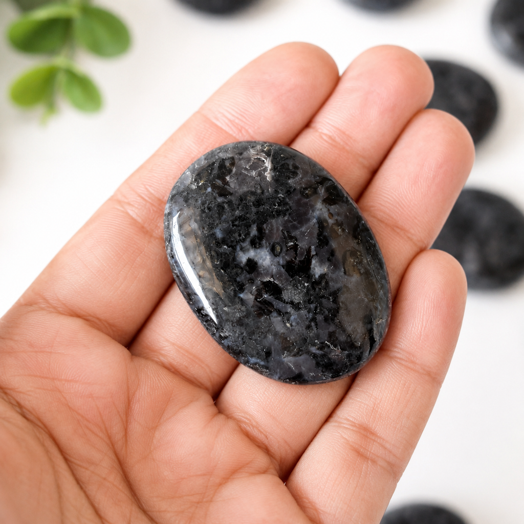 Larvikite Pocket Stones (Breaking Addictions and Clairvoyance )