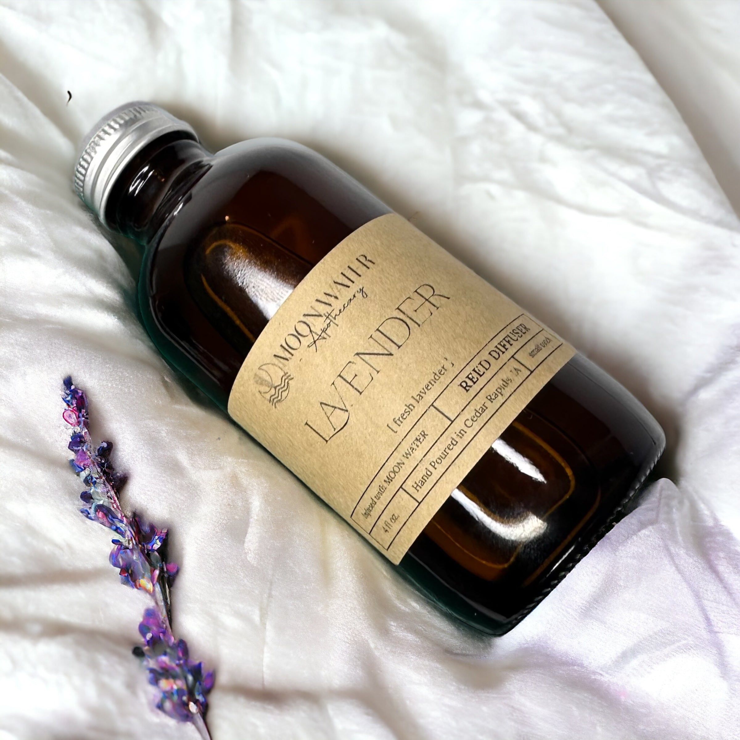 Lavender - REED DIFFUSER, Calming Aromatherapy Scent -- by Moon Water Apothecary! | | Wiccan Center
