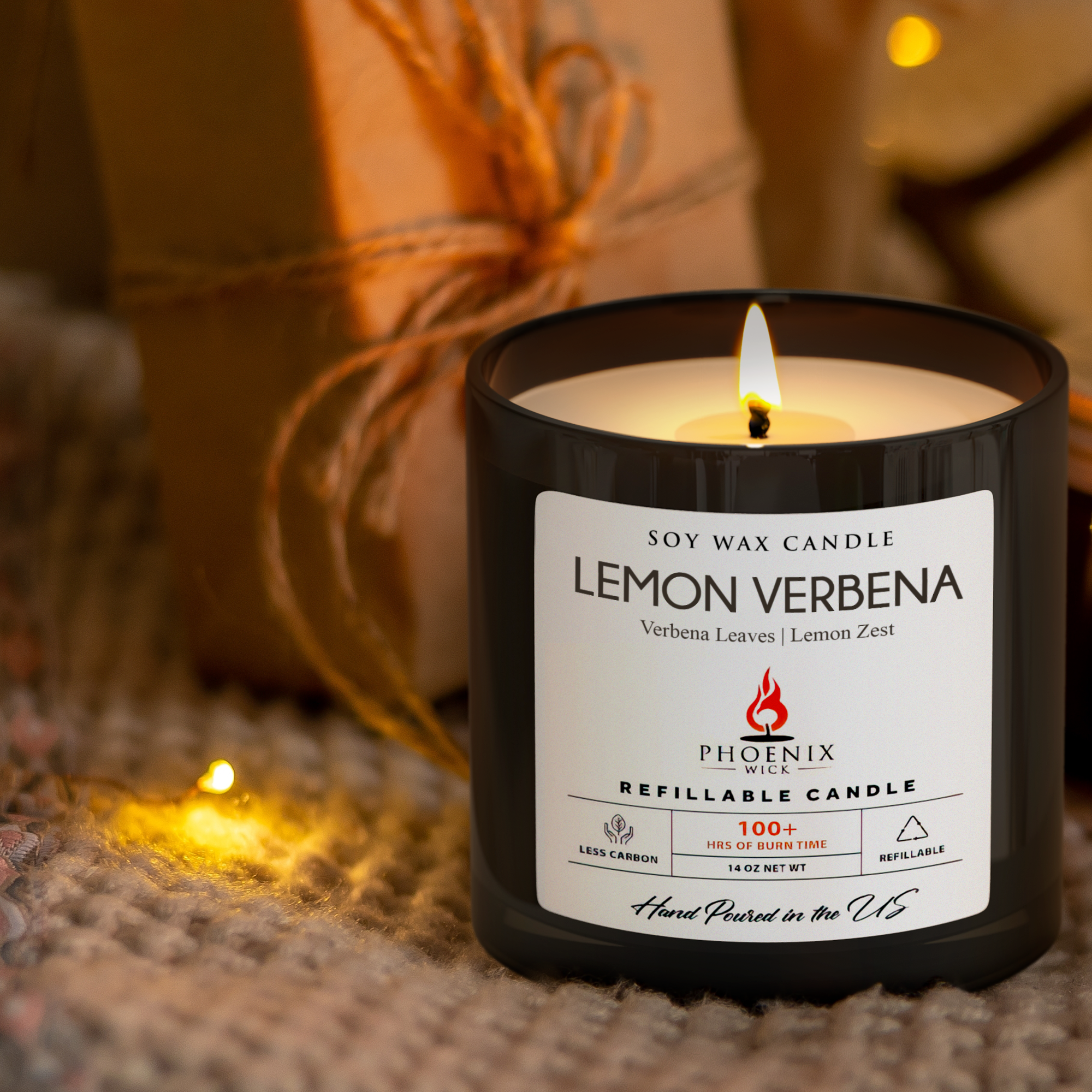 Lemon Verbena - Candle-Making Kit + Jar
