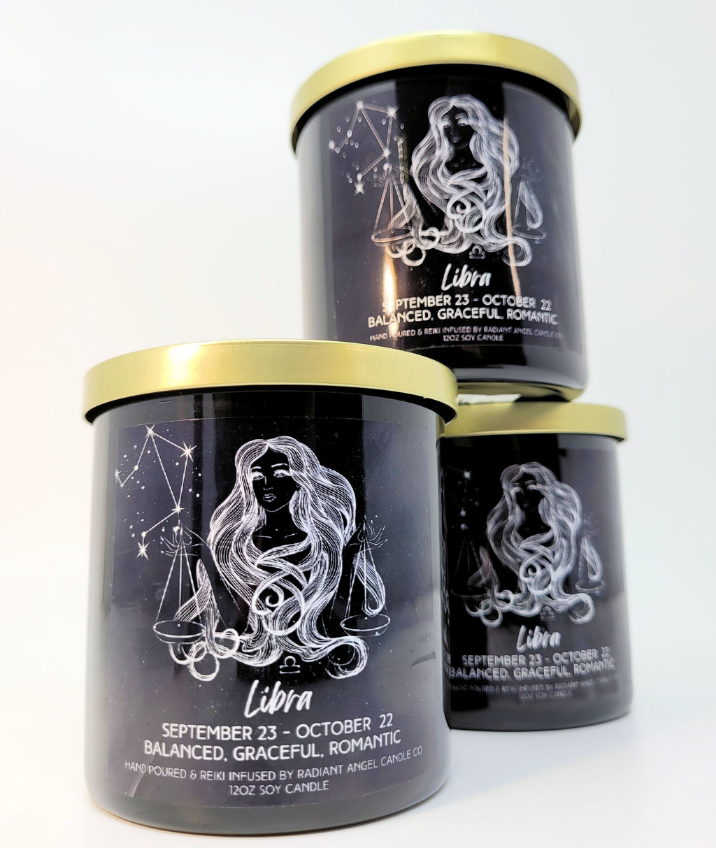 The Zodiac Goddess Line- Scented Crystal Candles | Candle | Wiccan Center