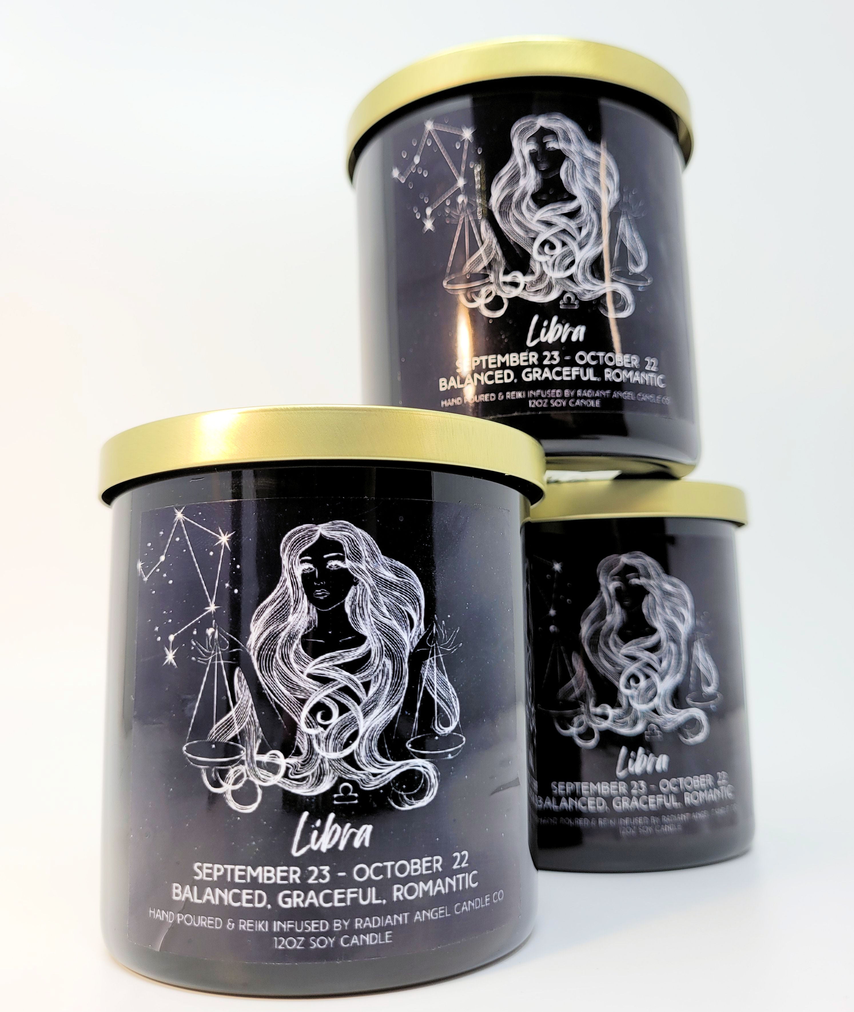 The Zodiac Goddess Line- Scented Crystal Candles | Candle | Wiccan Center