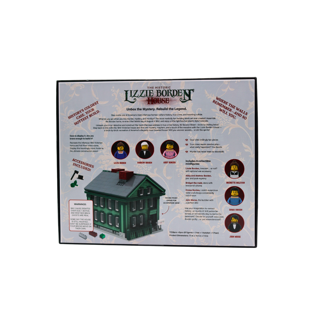 The Lizzie Borden Historic House Block Set