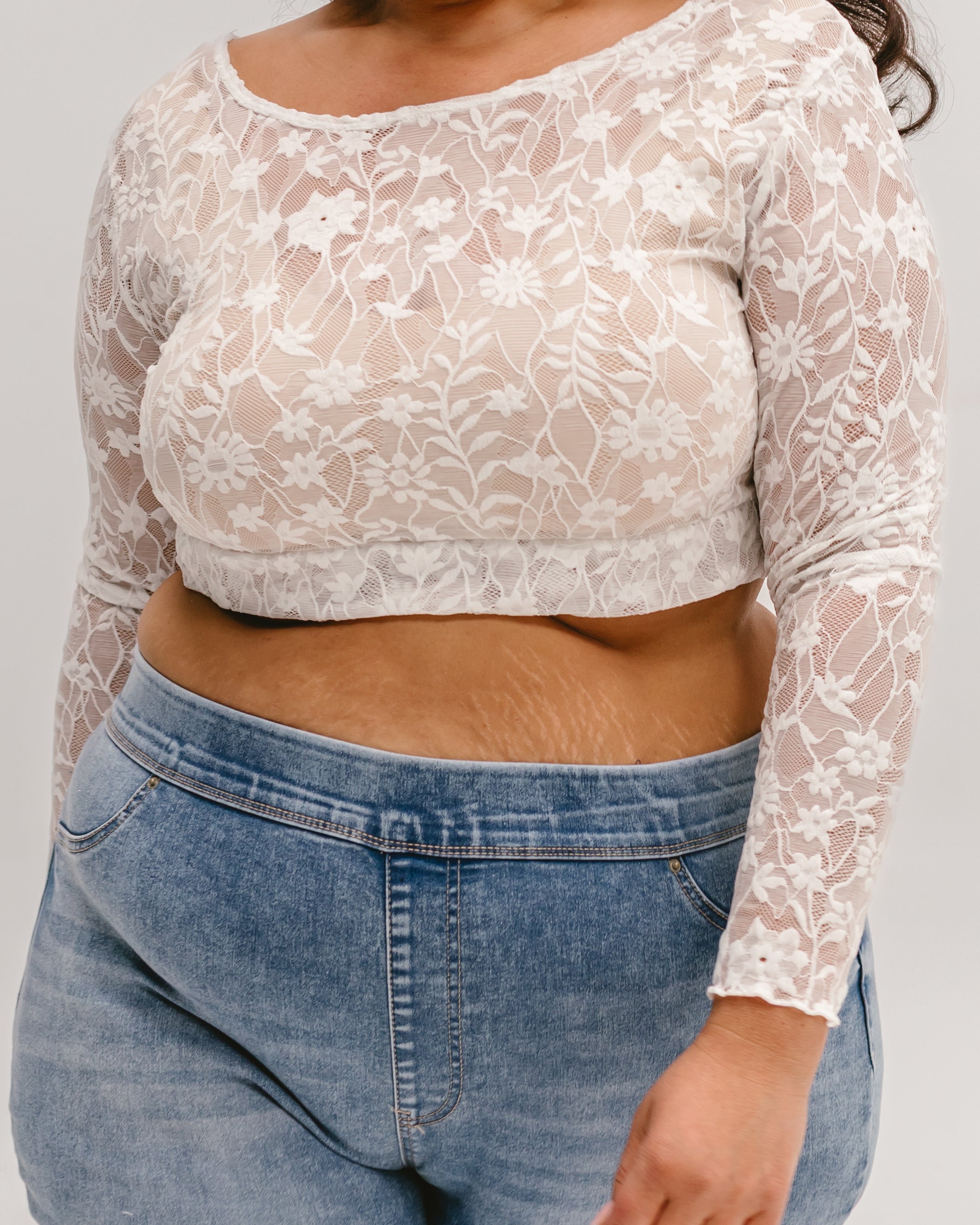 Full Lace Long-Sleeved Halftee | Full Lace Long Sleeve | Wiccan Center