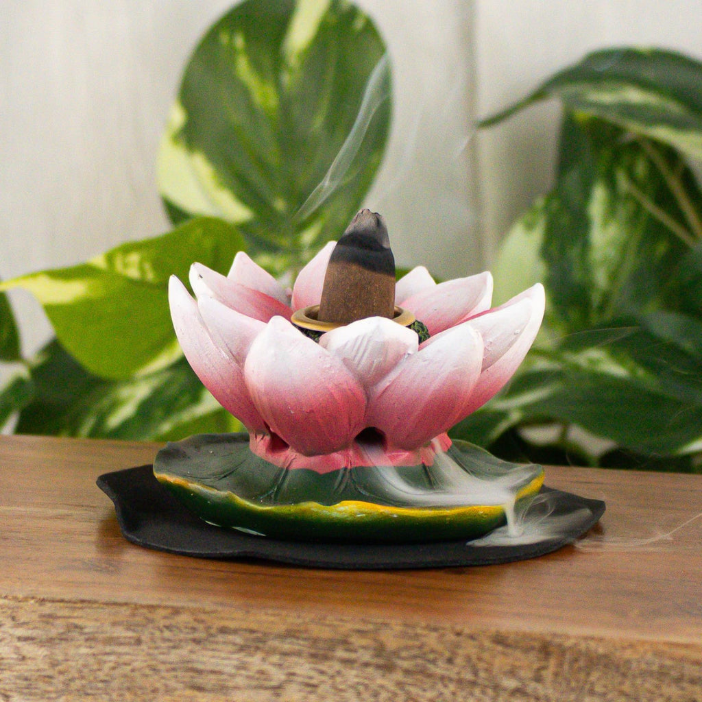 Lotus Back Flow Incense Burner | | Wiccan Center