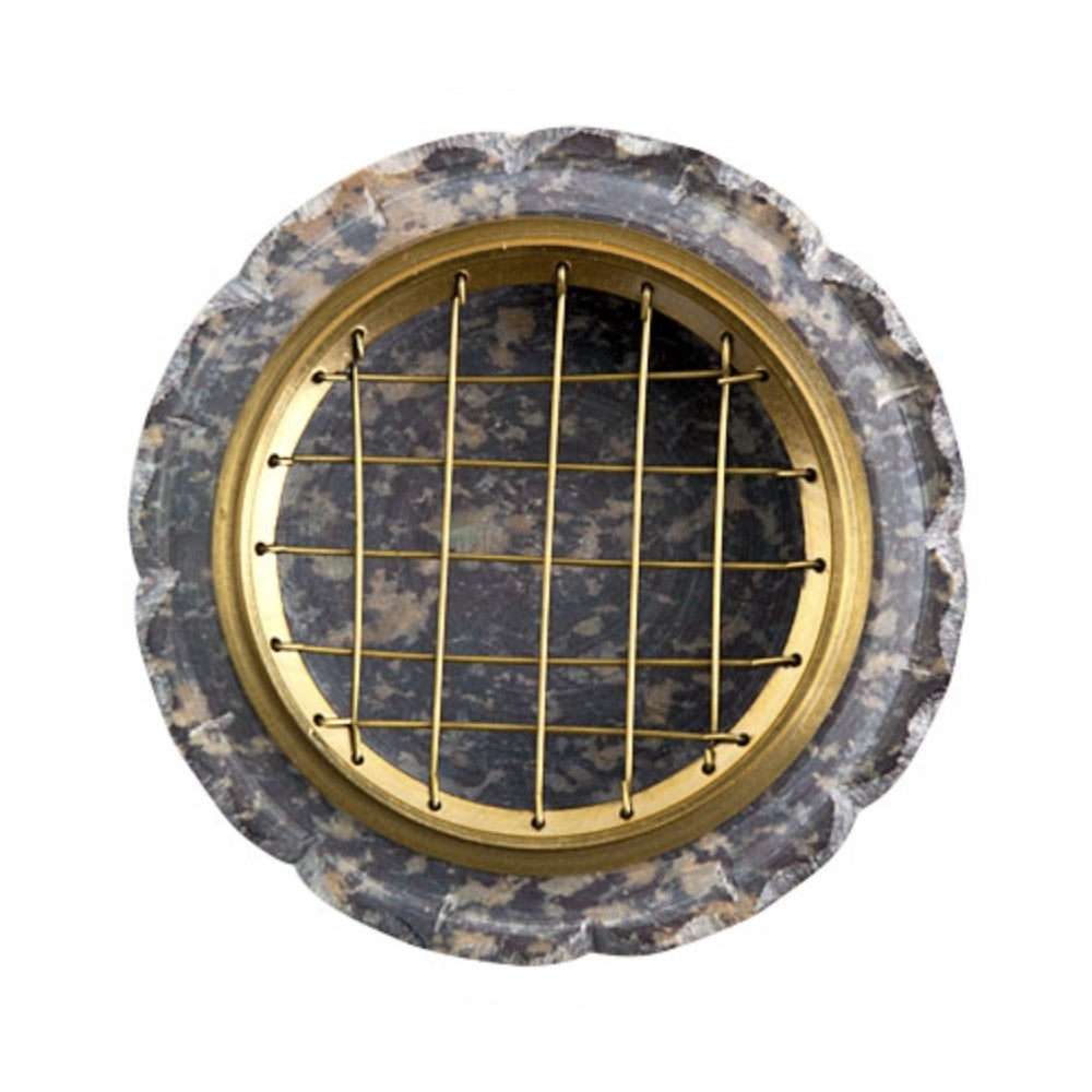 Lotus Carved Charcoal Screen Burner | Incense Burner | Wiccan Center