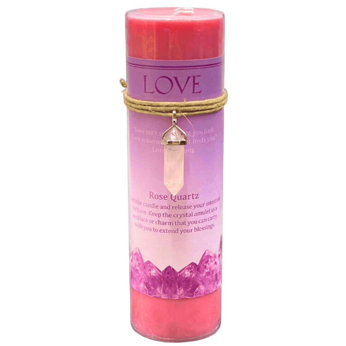 Crystal Energy Pillar Candle | Candles | Wiccan Center
