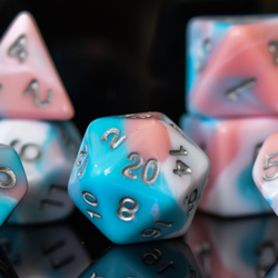 Lullaby Acrylic Dice Set | Acrylic Dice | Wiccan Center