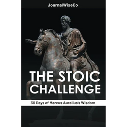 The Stoic Challenge: 30 Days of Marcus Aurelius's Wisdom - Paperback | Books | Wiccan Center