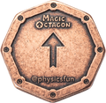 Magic Octagon Brain Teaser Coin in Solid Copper